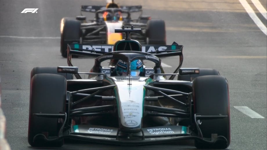 F1 Azerbaijan Grand Prix Race Results: Russell Narrowly Beats Verstappen After Chaotic 51 Laps