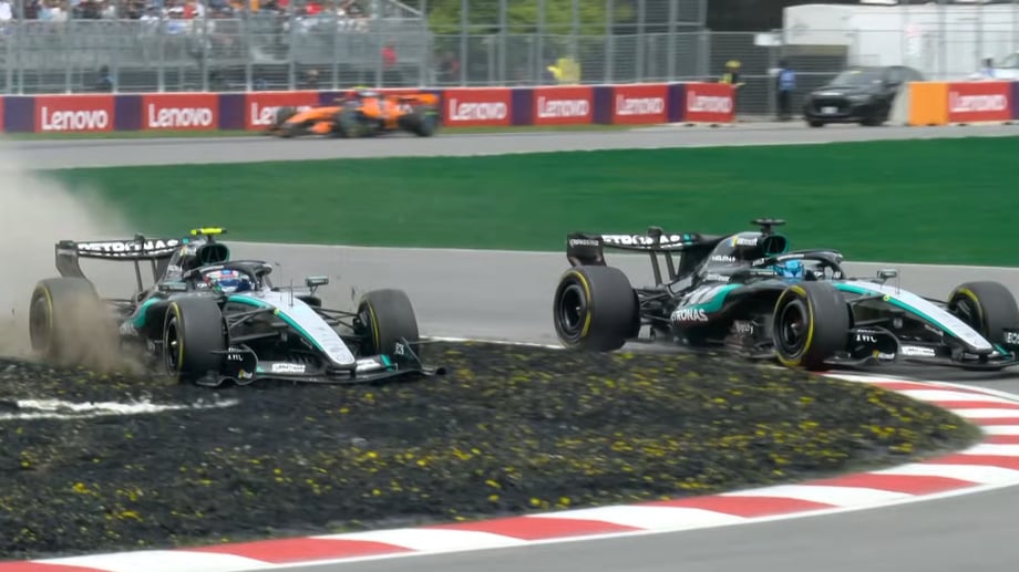 F1 Canadian Grand Prix Sprint Results: Mercedes Tensions Rise As Kimi Antonelli Battles George Russell